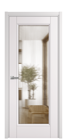 Дверь межкомнатная Савона Цвет Крем Покрытие Эмаль  Наличник L 50 Цена 59975