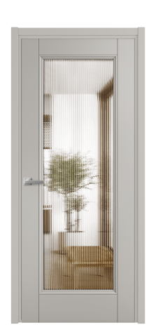 Дверь межкомнатная Савона Цвет Серый Шелк Покрытие Эмаль  Наличник L 50 Цена 59975