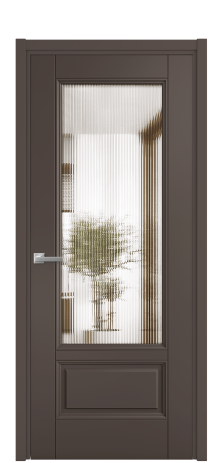 Дверь межкомнатная Савона 2B Цвет Коричневый Покрытие Эмаль  Наличник L 50 Цена 61668
