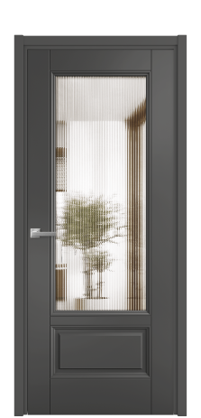 Дверь межкомнатная Savona 2B Цвет Антрацит Покрытие Эмаль  Наличник L 50 Цена 58775