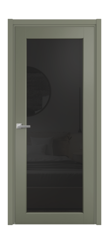 Дверь межкомнатная Strada 11 Цвет Зеленый Покрытие Эмаль  Наличник L 50 Цена 45340
