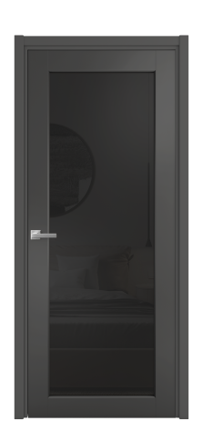 Дверь межкомнатная Strada 11 Цвет Антрацит Покрытие Эмаль  Наличник L 50 Цена 43925