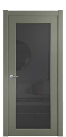 Дверь межкомнатная Страда 11 Цвет Зеленый Покрытие Эмаль  Наличник L 75 Цена 45840