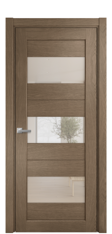 Дверь межкомнатная Strada 14 Цвет Дуб Мускат Покрытие Шпон натуральный  Наличник L 75 Цена 50750