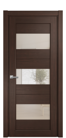 Дверь межкомнатная Strada 14 Цвет Каштановый Орех Покрытие Шпон натуральный  Наличник L 75 Цена 55100