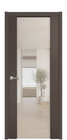 Дверь межкомнатная Vario 11 Цвет Коричневый Покрытие Эмаль  Наличник L 50 Цена 49725