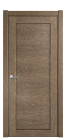 Дверь межкомнатная Страда 01 Цвет Дуб Мускат Покрытие Шпон натуральный  Наличник L 75 Цена 17800