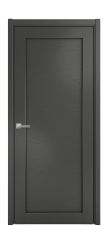 Дверь межкомнатная Страда 01 Цвет Ясень Антрацит Покрытие Шпон крашеный  Наличник L 50 Цена 42175