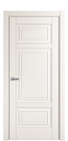 Дверь межкомнатная Элеганс 4 Цвет Молочный Покрытие Эмаль  Наличник L 75 Цена 48475