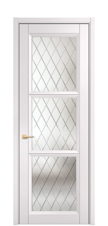 Дверь межкомнатная Беллуно 3B Цвет Крем Покрытие ЭМАЛИ Эмаль Наличник L 50 Цена 59975