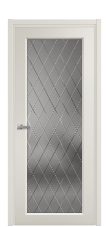 Дверь межкомнатная Stripe 1 Цвет Дымчатый Покрытие Эмаль  Наличник L 50 Цена 39274