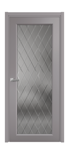 Дверь межкомнатная Stripe 1 Цвет Ирис Покрытие Эмаль  Наличник L 50 Цена 46515