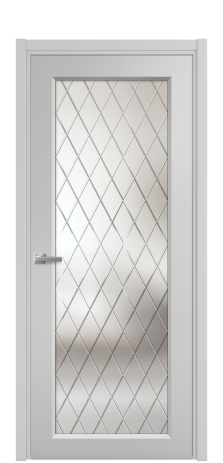 Дверь межкомнатная Stripe 1 Цвет Телегрей Покрытие Эмаль  Наличник L 50 Цена 45615