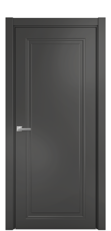 Дверь межкомнатная Страйп 1 Цвет Антрацит Покрытие Эмаль  Наличник L 75 Цена 44868