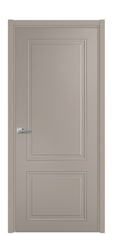 Дверь межкомнатная Страйп 2 Цвет Какао Покрытие Эмаль  Наличник L 50 Цена 43475