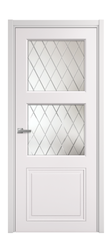 Дверь межкомнатная Stripe 3 Цвет Крем Покрытие Эмаль  Наличник L 50 Цена 45050