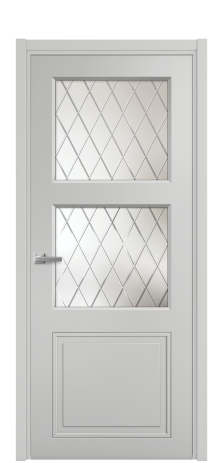 Дверь межкомнатная Stripe 3 Цвет Телегрей Покрытие Эмаль  Наличник L 50 Цена 37809