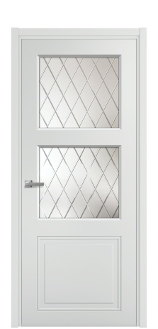 Дверь межкомнатная Страйп 3 Цвет Облачный Покрытие Эмаль  Наличник L 50 Цена 45050