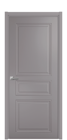 Дверь межкомнатная Страйп 4 Цвет Ирис Покрытие Эмаль  Наличник L 50 Цена 43475