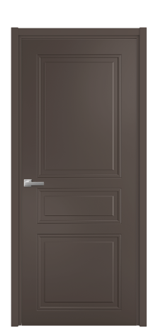 Дверь межкомнатная Страйп 4 Цвет Коричневый Покрытие Эмаль  Наличник L 50 Цена 44868