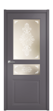 Дверь межкомнатная Страйп 4 Цвет Фиолетовый Покрытие Эмаль  Наличник L 50 Цена 46218