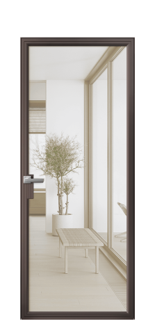 Дверь межкомнатная Frame 01 Цвет Антик Покрытие Алюминий  Наличник Скрытый короб Цена 76620
