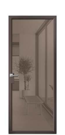 Дверь межкомнатная Фрейм 01 Цвет Антик Покрытие Алюминий  Наличник Скрытый короб Цена 73420