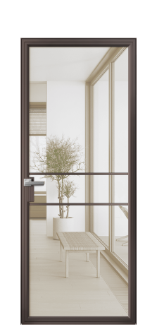 Дверь межкомнатная Frame 02 Цвет Антик Покрытие Алюминий  Наличник Скрытый короб Цена 80720