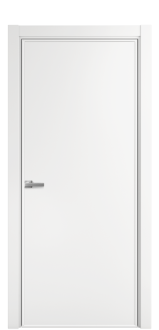 Дверь межкомнатная Лайн 1 Цвет Белый Покрытие Эмаль  Наличник L 75 Цена 49475