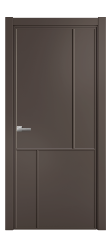Дверь межкомнатная Лайн 3 Цвет Коричневый Покрытие Эмаль  Наличник L 75 Цена 51168