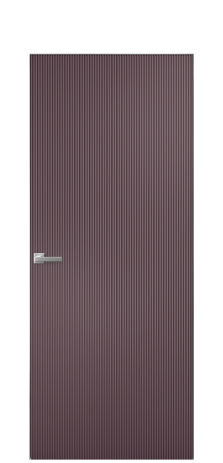 Дверь межкомнатная Breeze 1 Цвет Лиловый Покрытие Эмаль  Наличник Скрытый короб хром Цена 76880