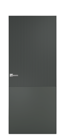 Дверь межкомнатная Breeze 5 Цвет Пихтовый Покрытие Эмаль  Наличник Скрытый короб хром Цена 76880
