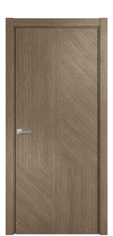Дверь межкомнатная Unit 11 Цвет Дуб Кофе Покрытие Шпон масло  Наличник L 75 Цена 60675