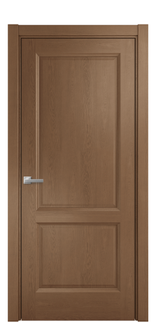 Дверь межкомнатная Неоклассик 2 Цвет Дуб Темный Покрытие Шпон натуральный  Наличник L 75 Цена 48050
