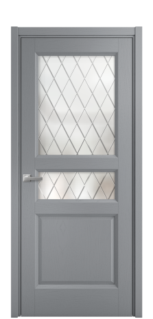 Дверь межкомнатная Неоклассик 4 Цвет Ясень Гриджио Покрытие Шпон крашеный  Наличник L 50 Цена 46750